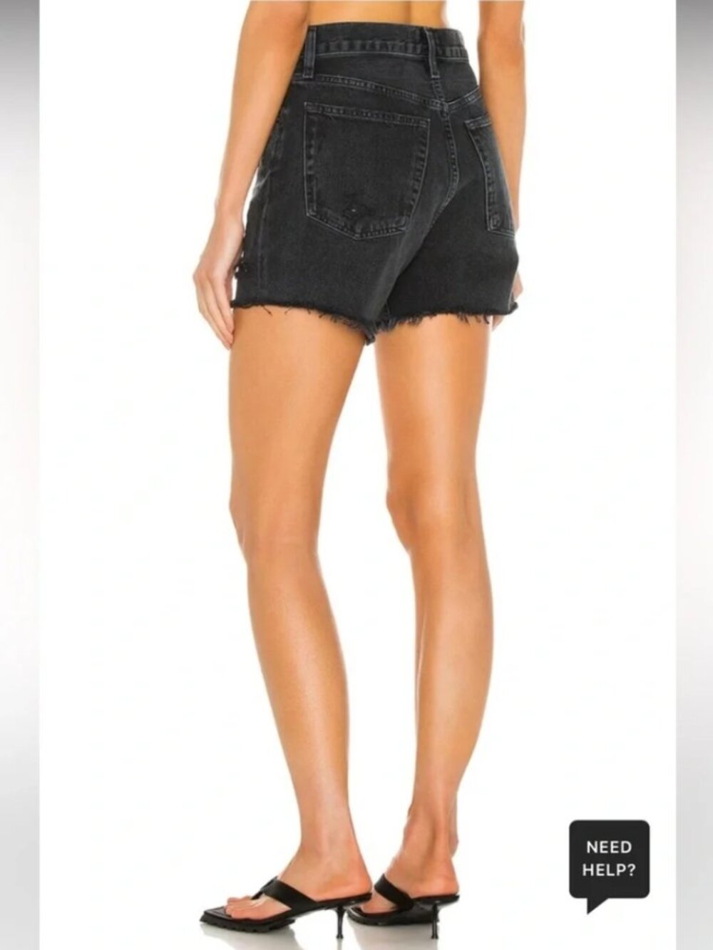 Agolde Riley Shorts in Vortex - Picture 4 of 16